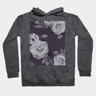 Roses print, flowers, modern print, plant Hoodie